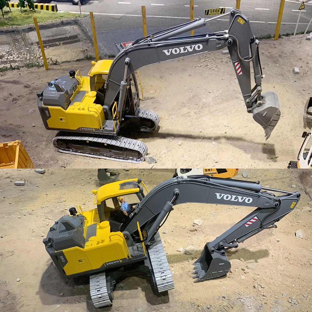 Металлический экскаватор в наличии EC160 1/14 RC, Электрический экскаватор, модель игрушки