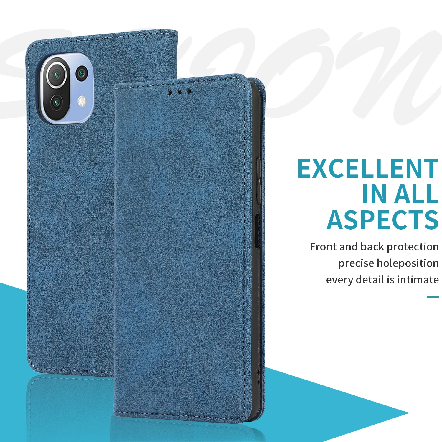 

Note 11T Magnetic Full Phone Cover for Xiaomi Mi 11Lite POCO M4 PRO Redmi Note 11 10 9 Pro Case Wallet Card Slots Stand Leather