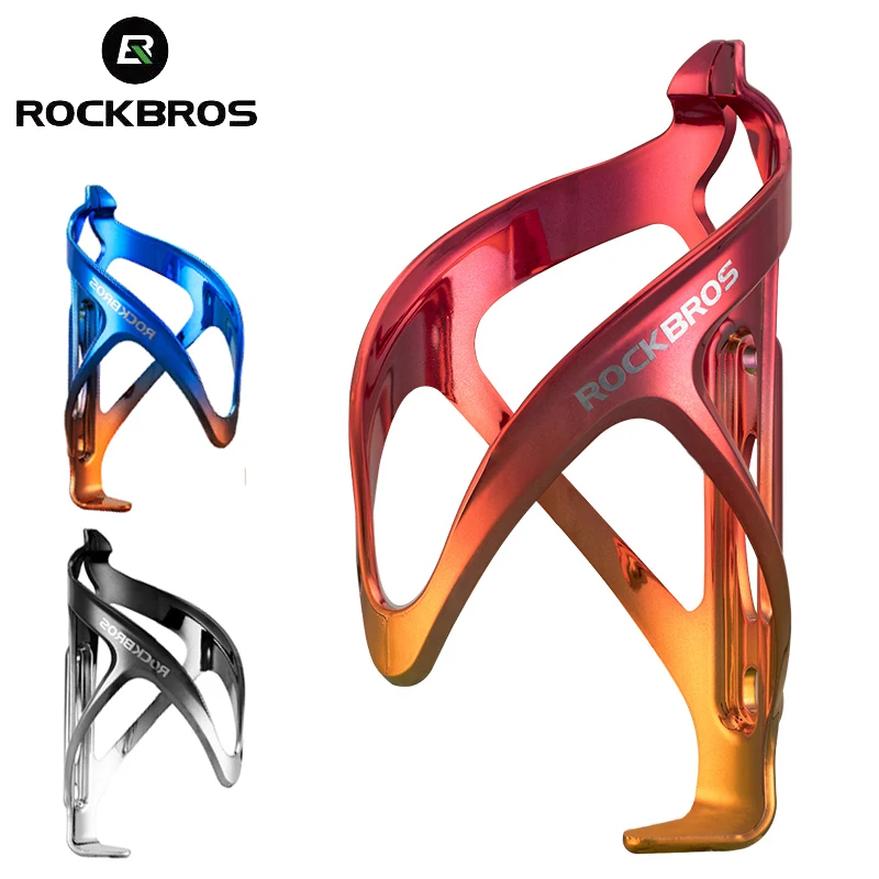 

ROCKBROS Gradient Color Bicycle Bottle Holder Mountain Road Bike Ultralight Cycling Water Cage Drink Cup Kit Bicycle Accessories