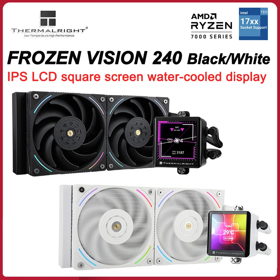 Thermalright FROZEN VISION 240 черный/белый интегрированный CPU Радиатор с водяным охлаждением