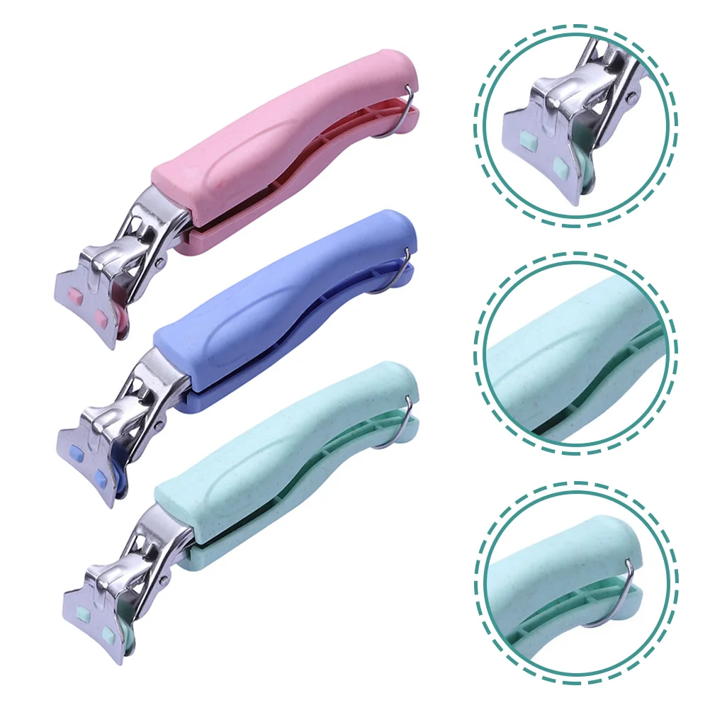 

3pcs Pizza Pan Grippers Clips for Cooking Dish Pan Clips Kitchen Gadget