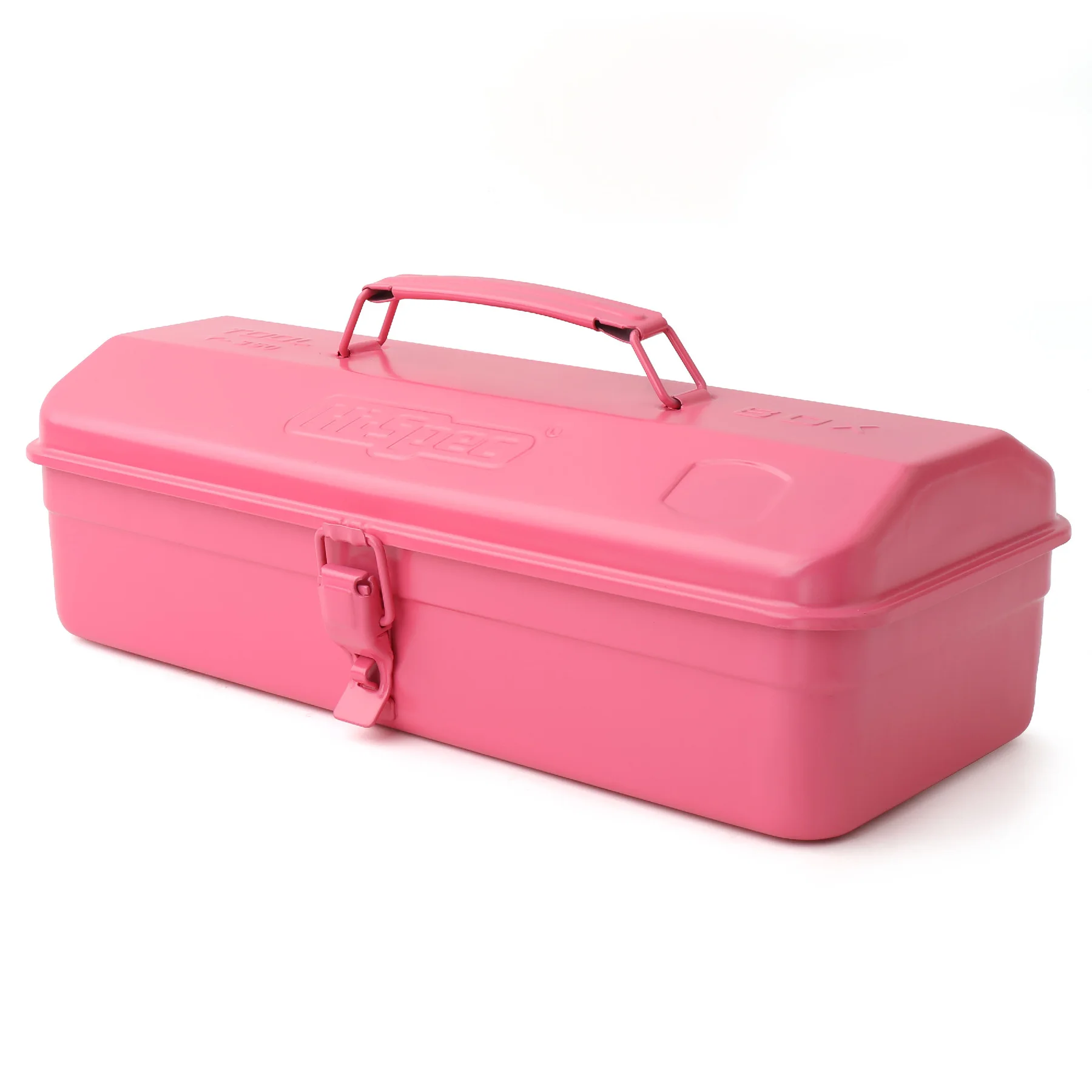 Hi-Spec 1pc Metal Tool Case Pink Steel Barn Style Iron Box Portable Storage Container Empty Organizer Suitcase Toolbox | Инструменты