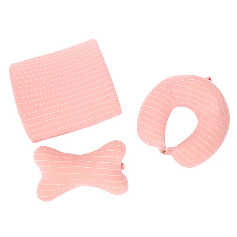 

Трехкомпонентная подушка для самолета U-образная подушка хлопковая креативная подушка для шеи с эффектом памяти