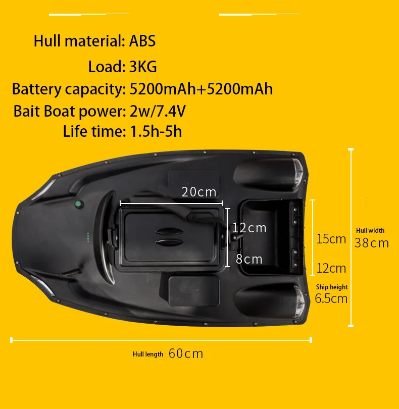 Цена Радиоуправляемая лодка с GPS-приманкой, дальность 500 м, 2,4 г, 25 км/ч, интеллектуальный корабль для рыбалки T888, нагрузка на приманку 3 кг, мощный д... Pаспродажа Радиоуправляемая лодка с GPS-приманкой, дальность 500 м, 2,4 г, 25 км/ч, интеллектуальный корабль для рыбалки T888, нагрузка на приманку 3 кг, мощный д...