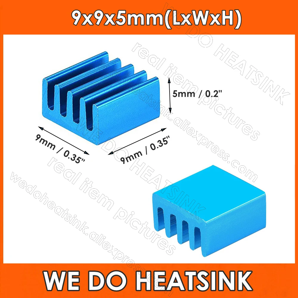 Heat Sink For Cooling Vrm Gpu Motherboard Stepper Driver Mosfet Voltage Regulators