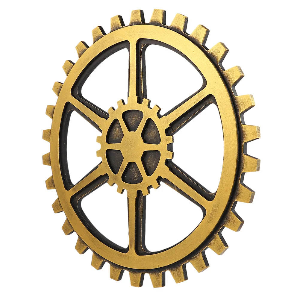 

Gear Ornaments Wood Hanging Coffee Shop Wall Wooden Decor Accessory Bar Supply Unique