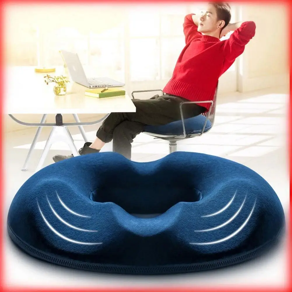 

Memory Foam Seat Cushion Coccyx Orthopedic Massage Hemorrhoids Chair Cushion Office Car Pain Relief Wheelchair Support Pillows