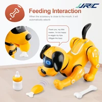 r19 dog rc robot intelligent programming interaction with music children raido control animals toys puppy gift for kids