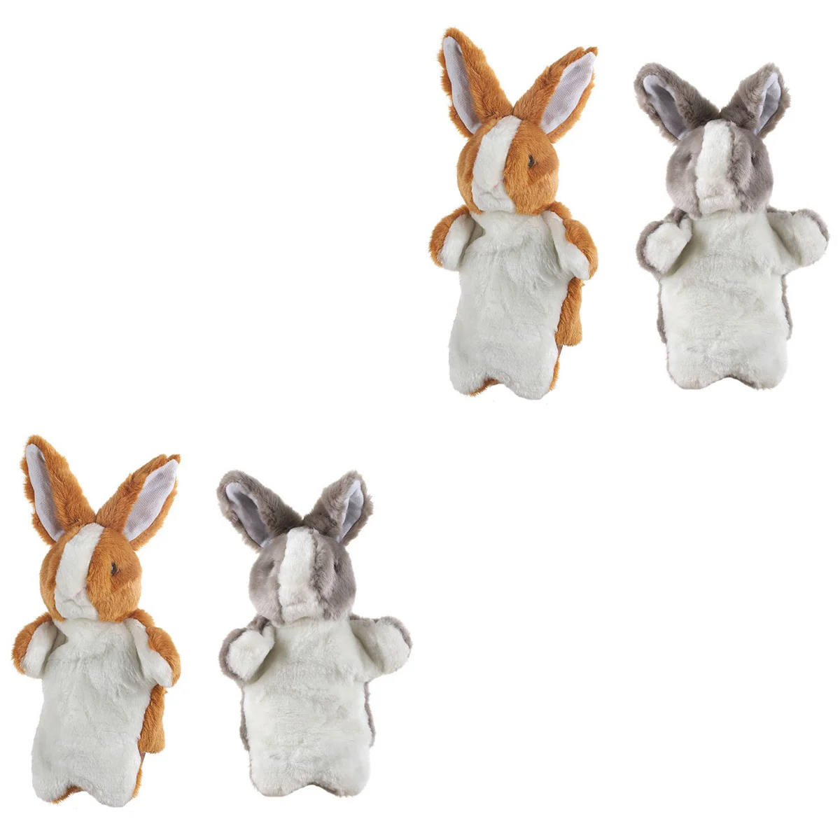 

Hand Puppet Puppets Rabbit Toy Bunny Kids Kid Animal Stuffed Plush Playthinginteractivewhite Finger