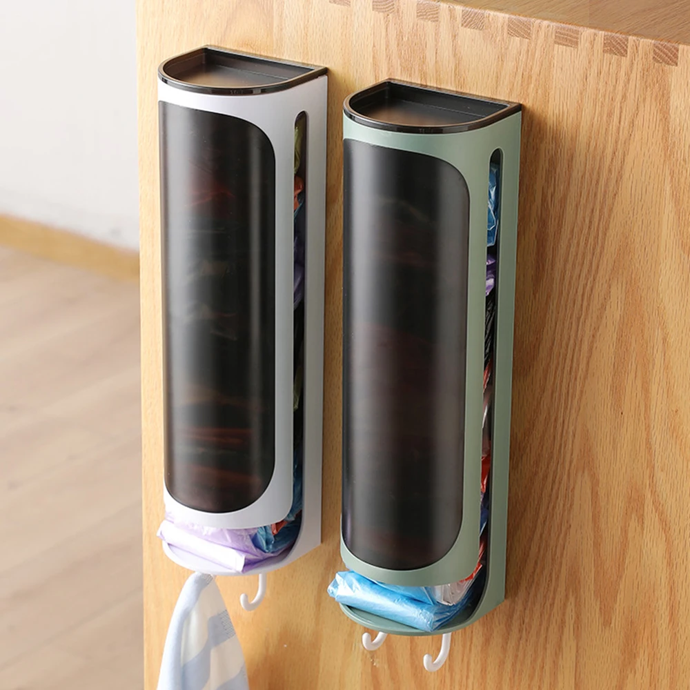 

Настенный держатель для кухни без перфорации, с цилиндрическим дозатором и очень широким ящиком для хранения XHC88