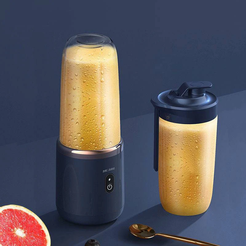 400ML Electric Juicer Portable Smoothie Blender 6 Knife Mini Blenders USB Wireless Rechargeable Mixer Juicers Cup For Travel images - 6