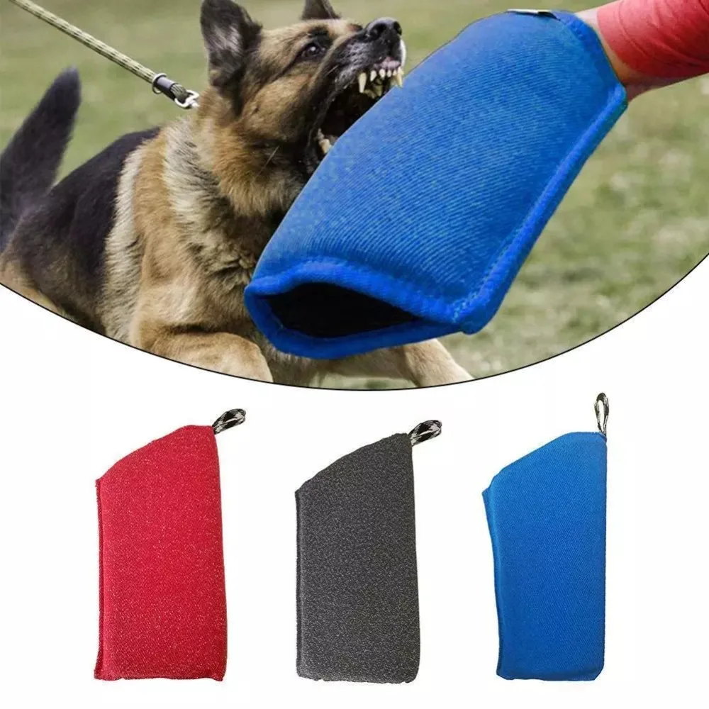 Мешковатый рукав для молодых собак Портативный с ручкой защита рук