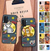 bandai tom and jerry phone case for huawei honor 10 i 8x c 5a 20 9 10 30 lite pro voew 10 20 v30