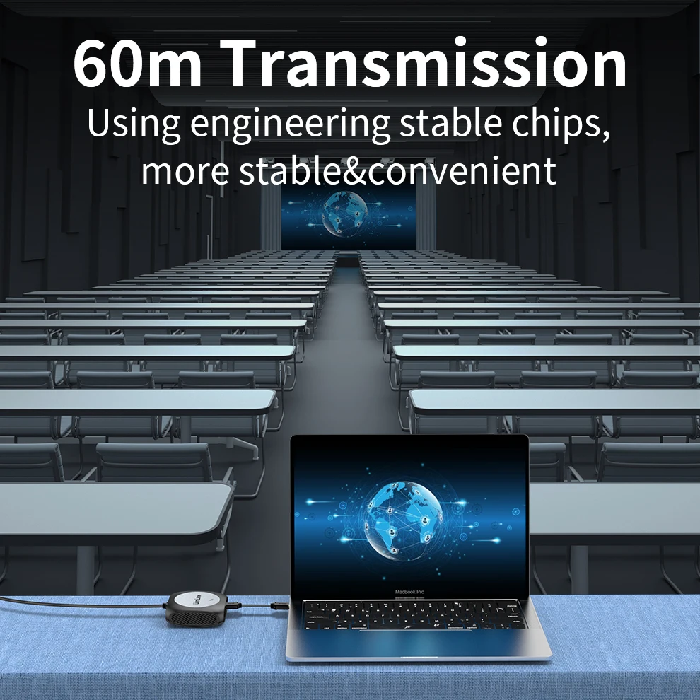 Unnlink HDMI удлинитель через Ethernet 60 метров аудио видео передатчик приемник 1080P60Hz с POC