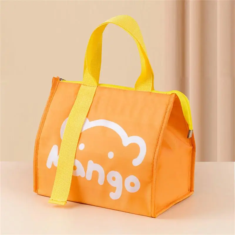 

Cartoon Large Storage Space Lunch Box Hand-painted Lunch Bag Bright Color Matching Waterproof Thermal Insulation Bags Creative