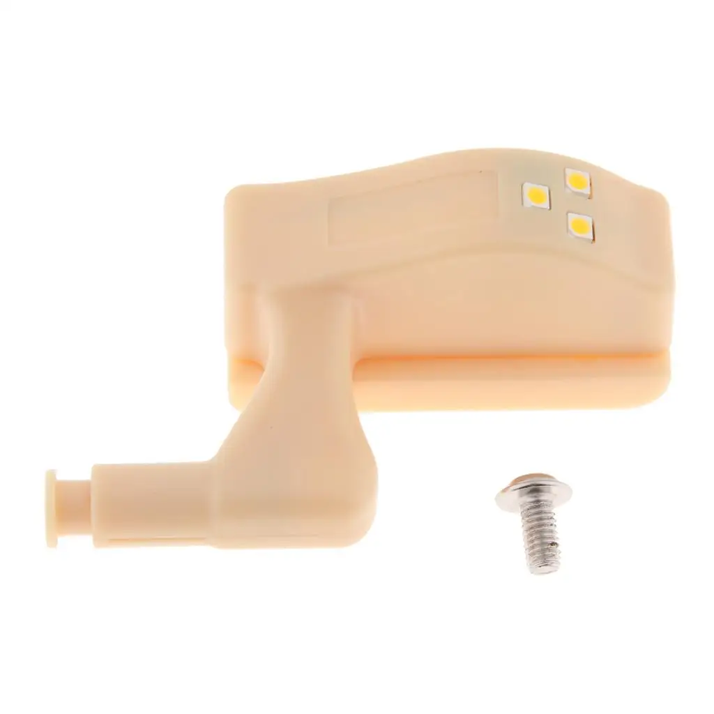 

Lights Compact Hinge Cabinet Kitchen Cupboard With LED Sensor