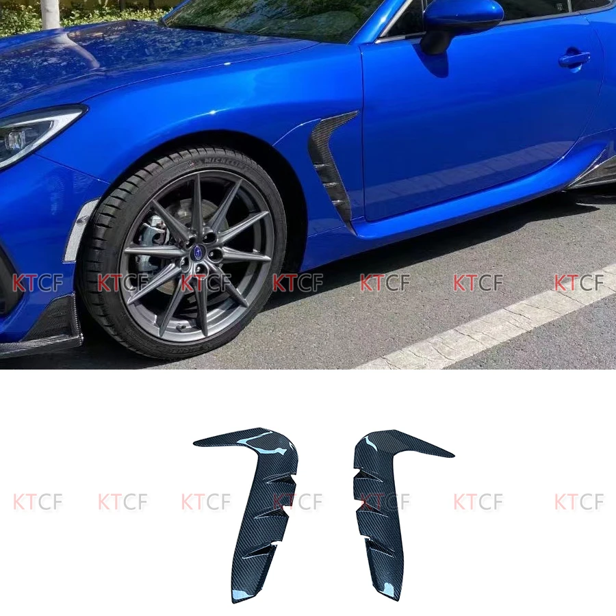 

Карбоновые накладки на крылья, подходят для Toyota GR86, Subaru BRZ, ZN8, ZD8, 2021, 2022FRP, переднее крыло, искусственное покрытие