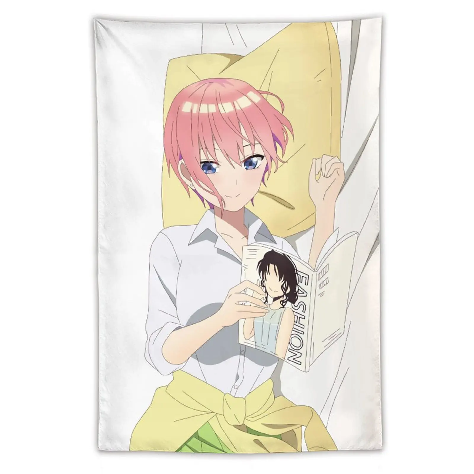 

22661-The Quintessential Quintuplets Nakano Yotsuba Anime Tapestry Wall Art Poster Home Tapestries Bedroom Decor