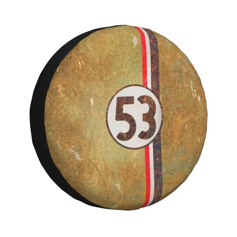 Оригинальный чехол для запасного колеса Disney гоночного автомобиля Herbie 53 Jeep Wrangler 4WD