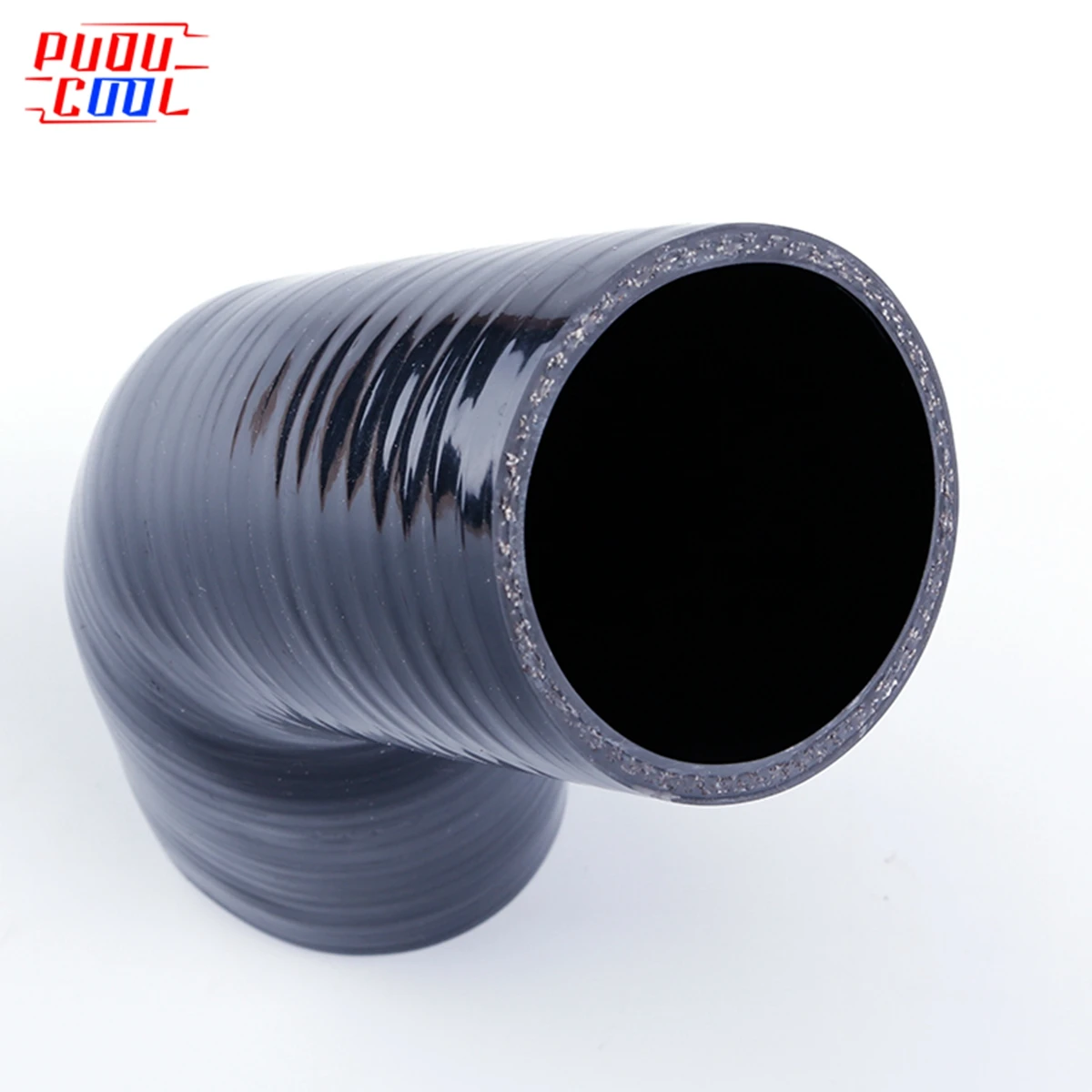 Черный шланг с 45-градусным редуктором универсальная силиконовая трубка