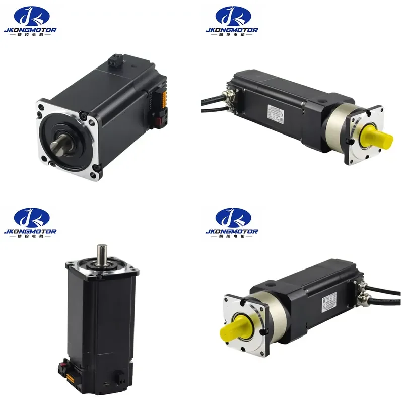 Фото Серводвигатель постоянного тока Jkongmotor JKIDC60-C248A1 48В 1.27Нм 400Вт CANopen с низким уровнем шума и встроенным драйвером для медицинского оборудования №1