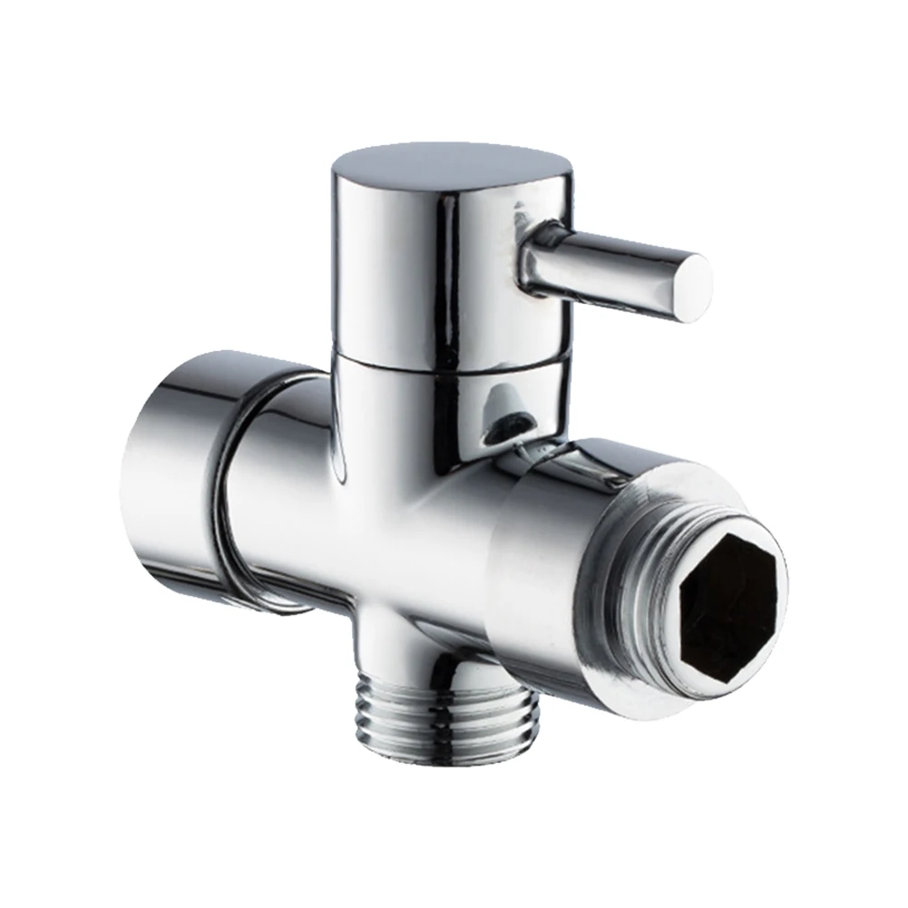 

Тройной распылитель для душа и унитаза, переключатель, переключатель, биде, прочные угловые клапаны, адаптер для воды в ванную комнату, лату...