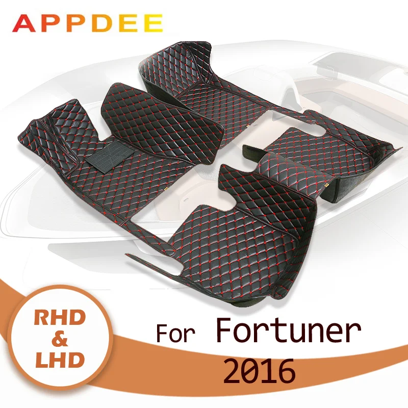 

APPDEE Car floor mats for Toyota Fortuner 2016 Custom auto foot Pads automobile