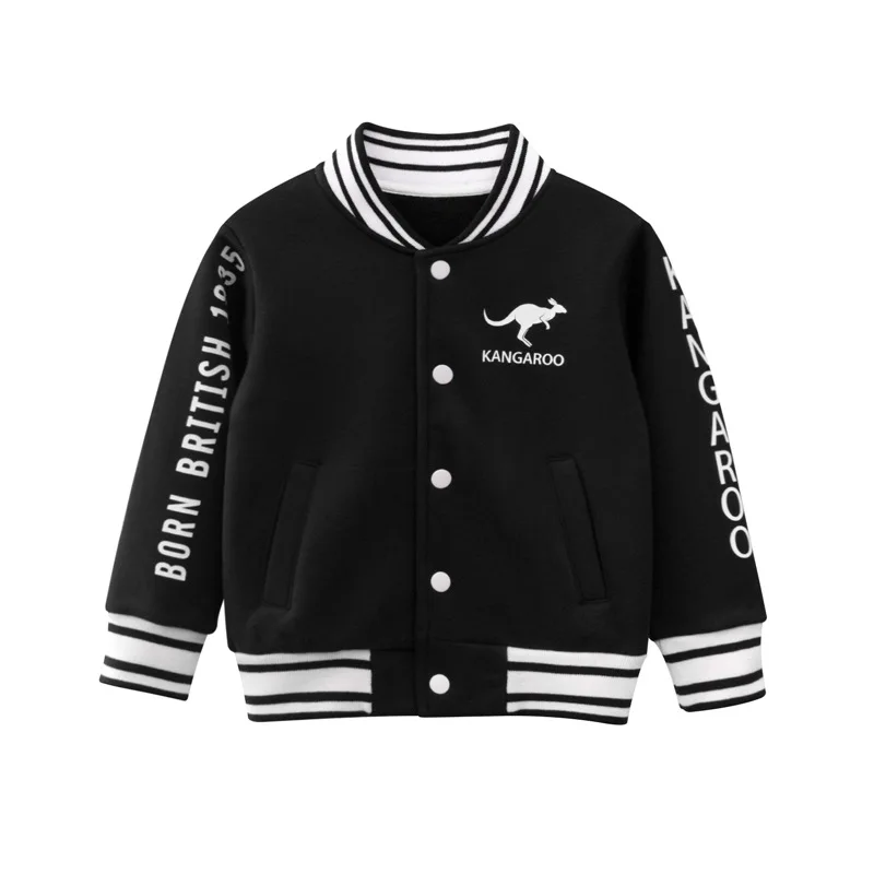 

Зимняя одежда для маленьких мальчиков, зимнее теплое пальто для младенцев, Кардиган с длинным рукавом, плотный бейсбольный Топ, детские кур...