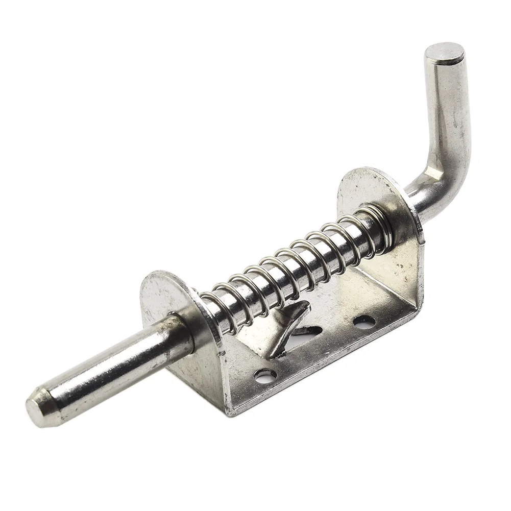 1 шт. металлический замок-болт пружинная защелка 120/128 мм бесконтактная сталь
