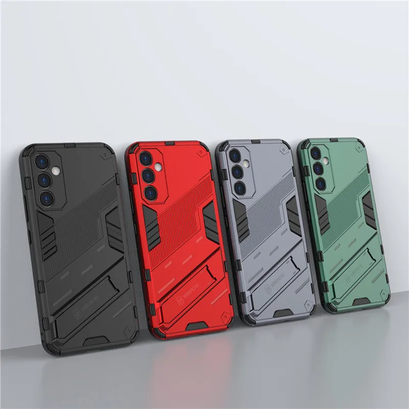 

For Samsung Galaxy A34 Case Samsung A34 5G Cover 6.5 inch Shockproof Hard Armor PC Stand Silicone Bumper For Galaxy A34 Fundas