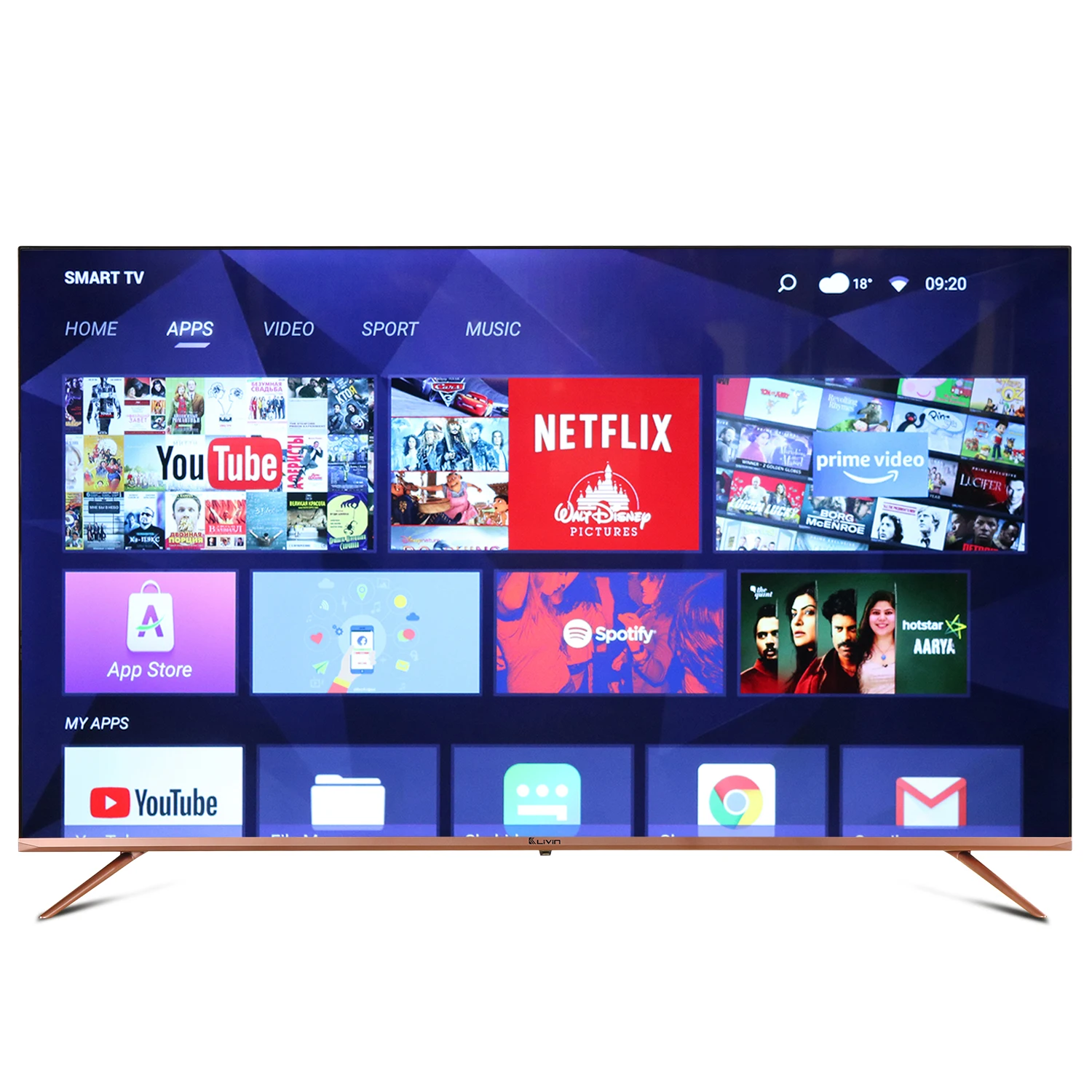 

Модный дизайн, без рамки, android 11 tv smart 4k tv led и lcd tv