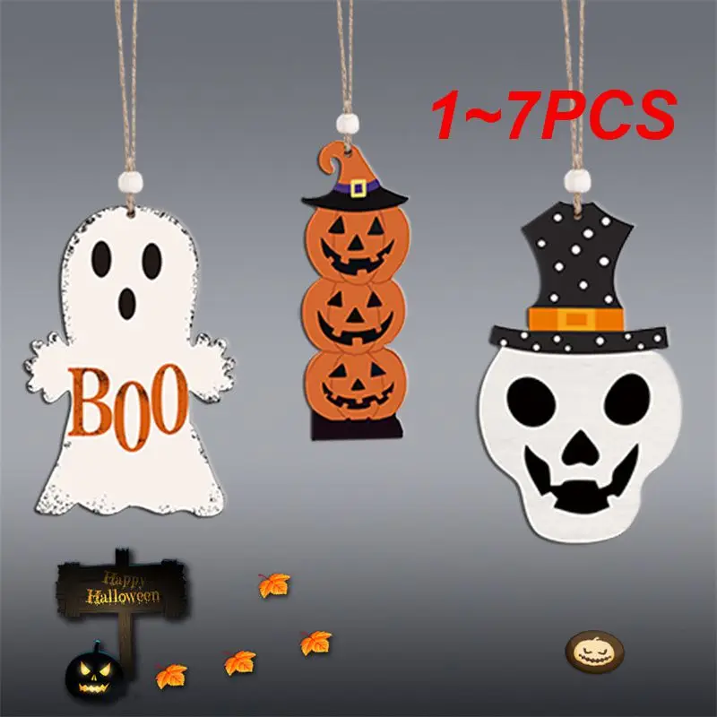 

1~7PCS Party Decoration Props Mystery Eerie Atmosphere Unique Design Durable Material Perfect Halloween Vibe Horror Jewelry