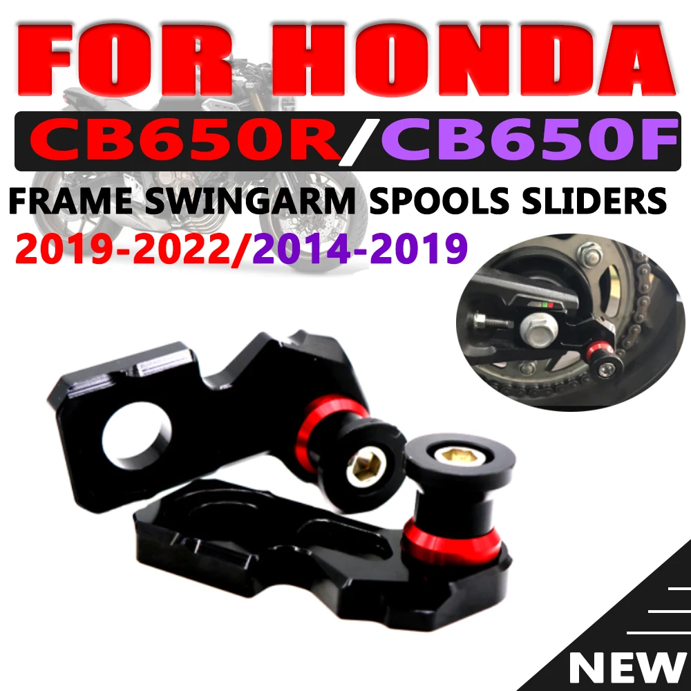 

For Honda CB650R CBR650R CB650F CBR650F CBR CB 650R 650F 650 R F Motorcycle Chain Adjustment Block Frame swingarm Spools sliders