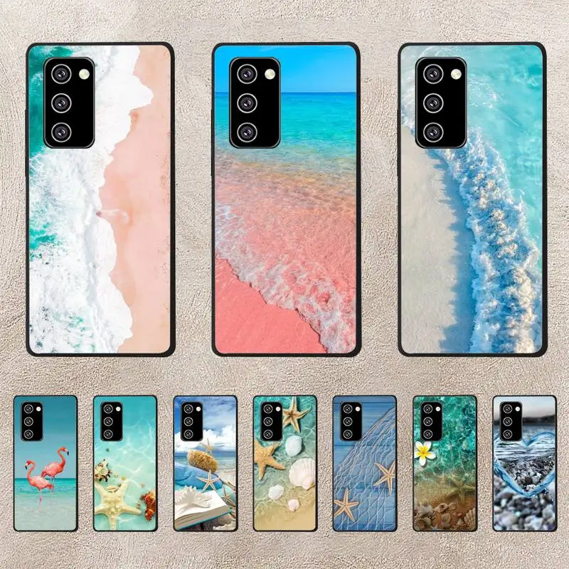 

Beach Starfish Phone Case For Oppo Reno Realme C3 6Pro Cover For Vivo Y91C Y17 Y19 Funda Capa