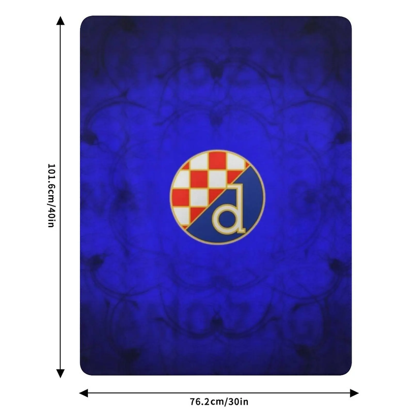 Плед GNK Dinamo Zagreb, мягкое декоративное одеяло для дома, для дивана, спальни (art.: 3920daa72809a) - 3920daa72809a