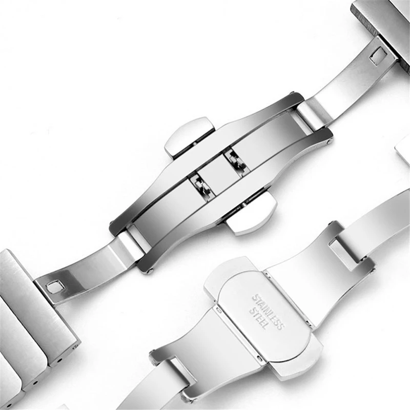 Metal Strap for Samsung Galaxy Watch 4 Classic 42mm 46mm Bracelet Galaxy Watch 3 45mm 41mm Band+ Protective Case+Ring Bezel