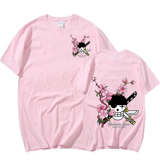 2022 Summer New Roronoa Zoro Print T Shirt Women Men One Piece Anime Tee Shirt Oversized New Unisex T-shirts Streetwear Cosplay 6