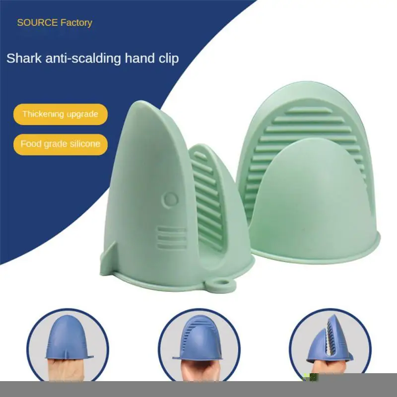 

Thicken Baking Silicone Oven Mitts Microwave Oven Glove Heat Insulation Anti-slip Grips Bowl Pot Clips Kitchen Cooking Gadgets