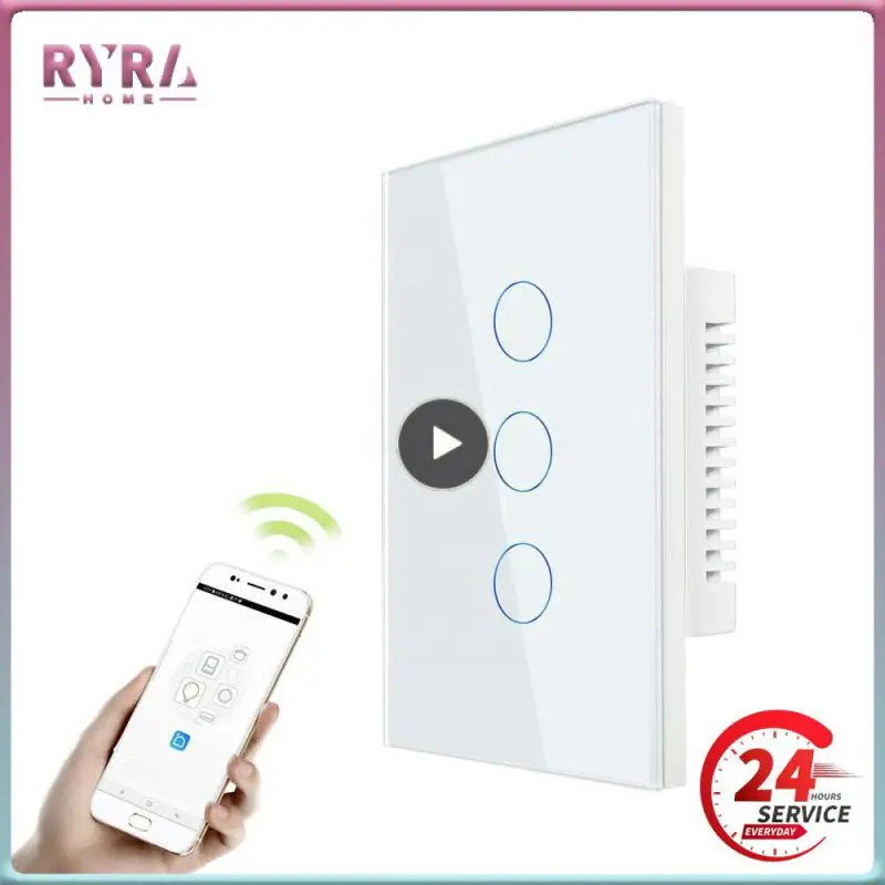 

Bluetooth Remote Control 2000w High Safety Switch Pc Flame-retardant Material Moisture Resistance Smart Home Voice Control