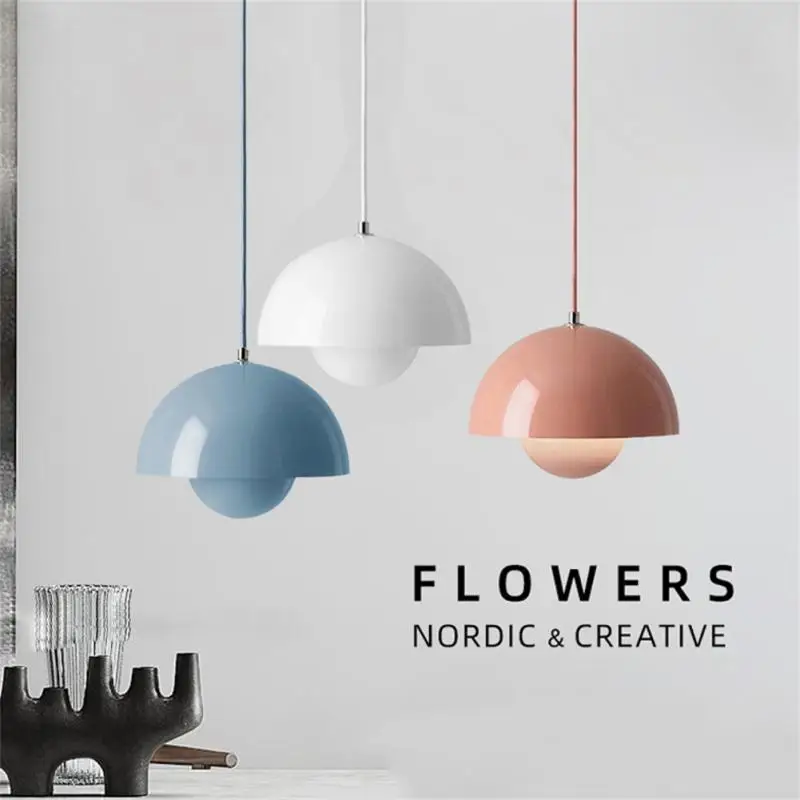 

E27 Led Pendant Lights Minimalist Hanging Lamp Lampshade For Bedroom Light Fixtures Living Table Dining Room Home Chandelier