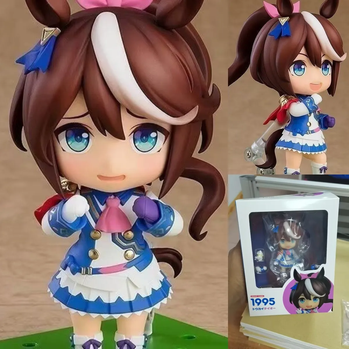 

22cm Pretty Derby Tokai Teio PVC Anime Action Figure Toys 1995# Cute Collection Model Dolls For Kid Birthday Christmas Gift