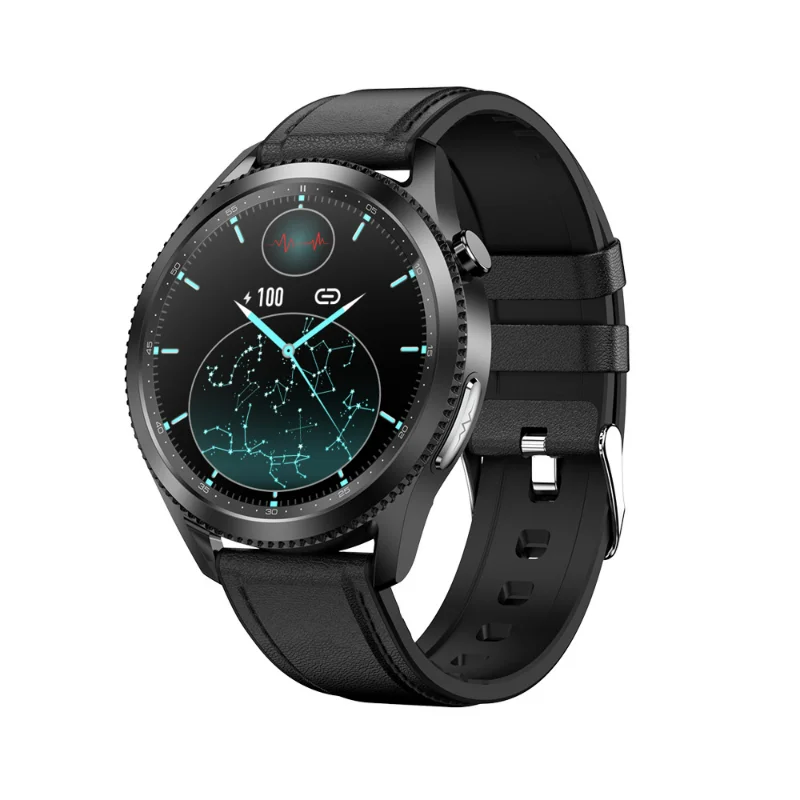 

Smart Watch for Elderly Men's ECG PPG Body Temperature Heart Rate Blood Pressure BT Dial Call IP68 Waterproof Fitness Tracker