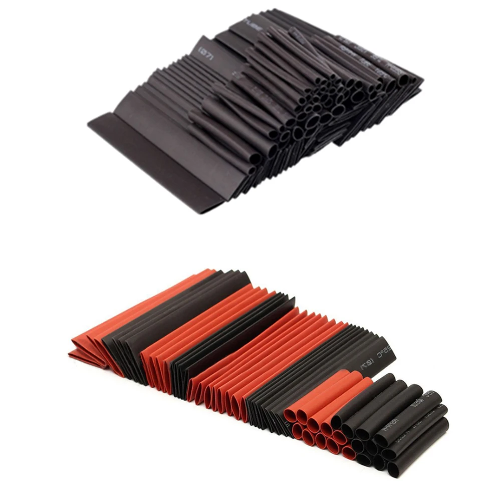 

127 Pcs Heat Shrink Sleeving Tube Tube Assortment Kit Electrical Connection Electrical Wire Wrap Cable Waterproof Shrinkage 2:1