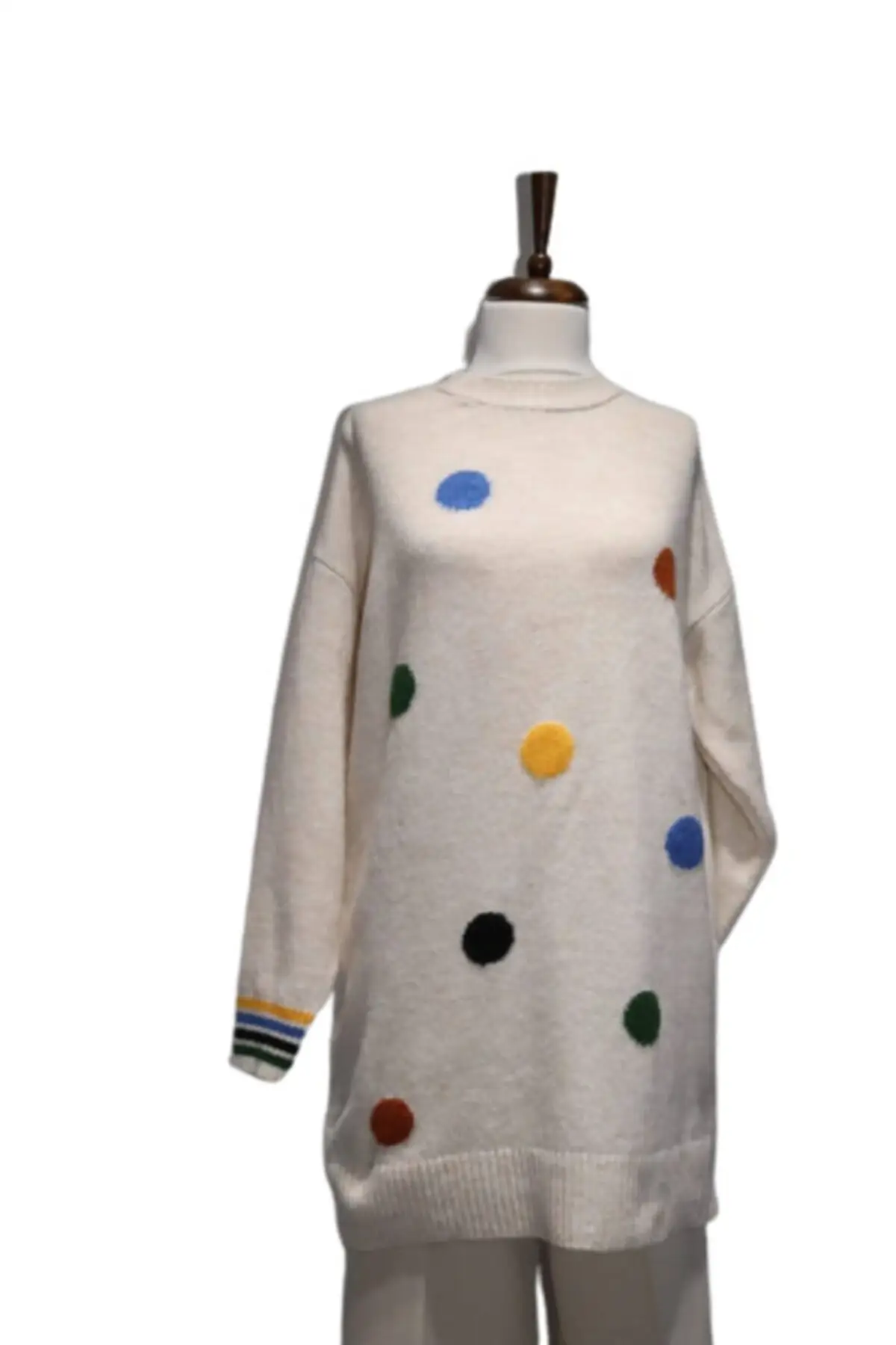 

Women Beige Sweater Women Muslim Sweater