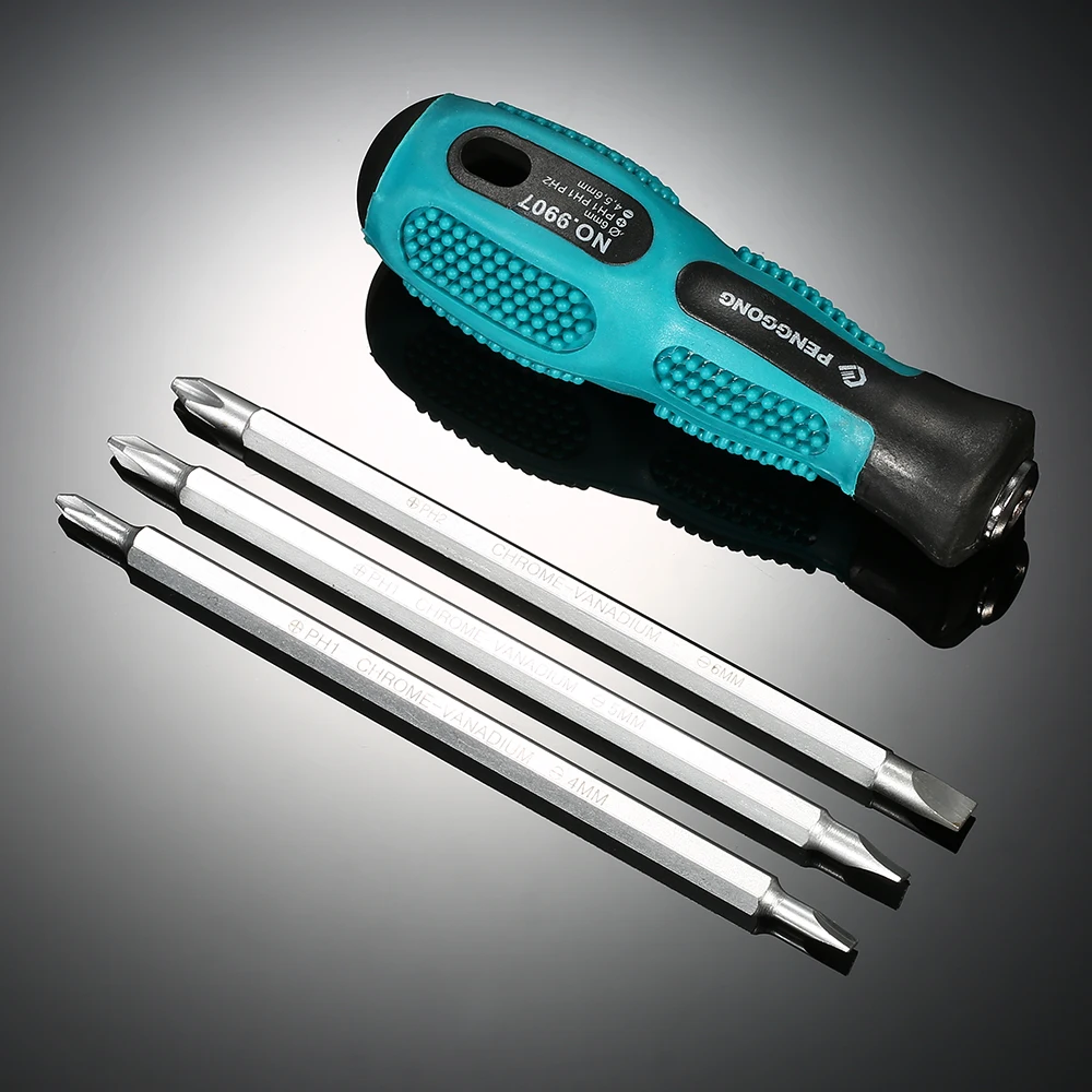 Набор многофункциональных изолированных отверток с магнитными двусторонними