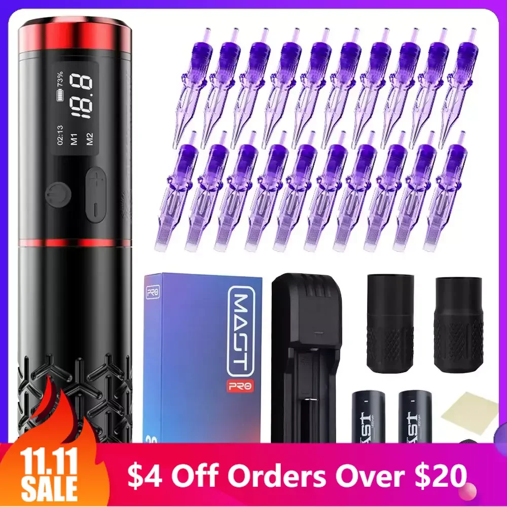 

Беспроводная тату-машинка Dragonhawk Armor Pro с двумя сменными аккумуляторами