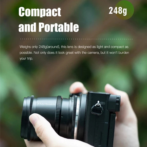 TTArtisan 17 мм F1.4 объектив для Sony A6400 Fuji X-T10 Nikon Z50