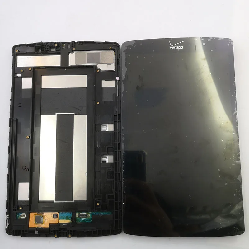 

ЖК-дисплей 8,3 дюйма для LG G Pad X 8,3 VK815, ЖК-дисплей, сенсорный экран, дигитайзер, стекло, датчик в сборе, запасные части с рамкой