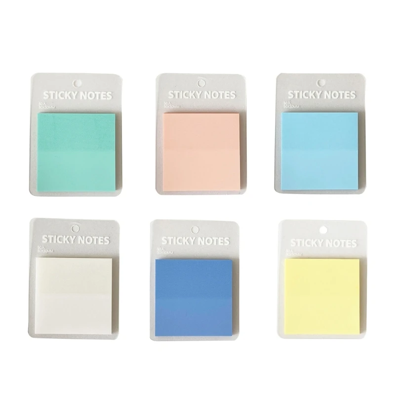 

DXAB 5 Pieces Translucent Sticky Notes School Supplies Waterproof Memo Sticky Pads