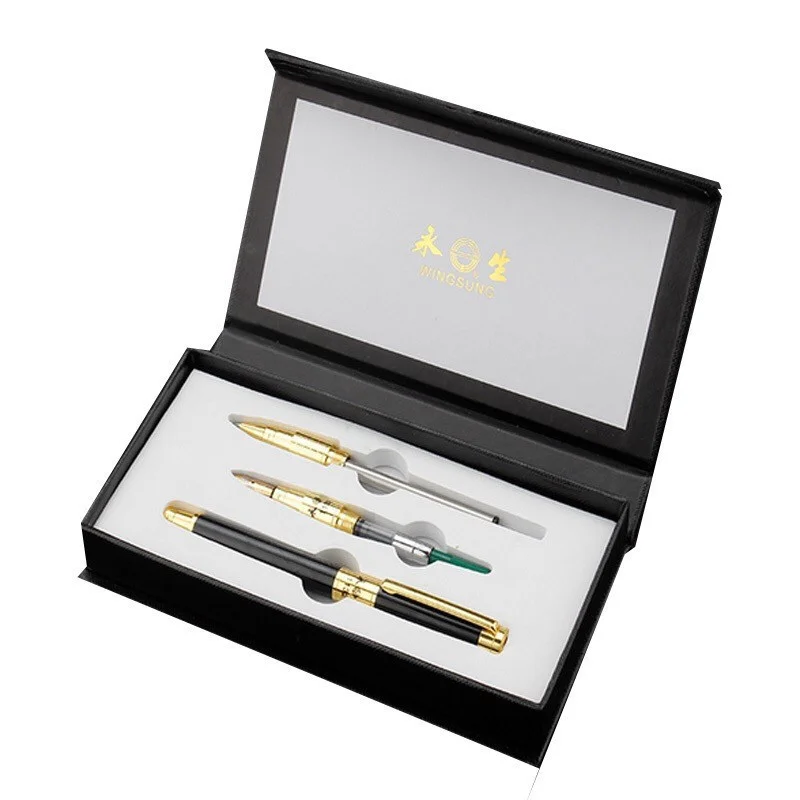 

Hero Pen 359, Business Memorial Engraved Pen for Office and Student Ink Sac Pen, Perfect for calligraphy Lovers